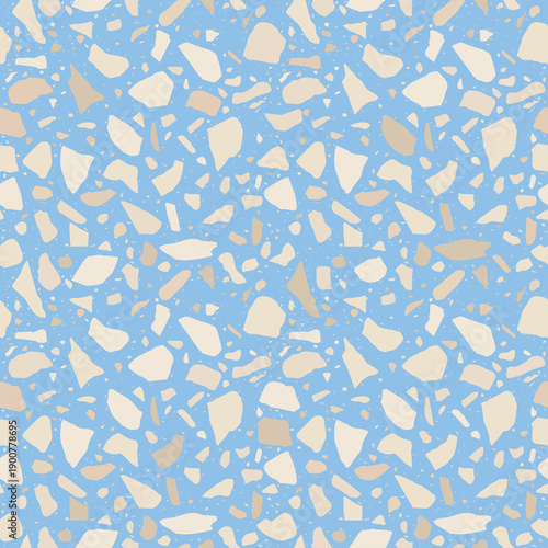 Terrazzo seamless pattern. ...