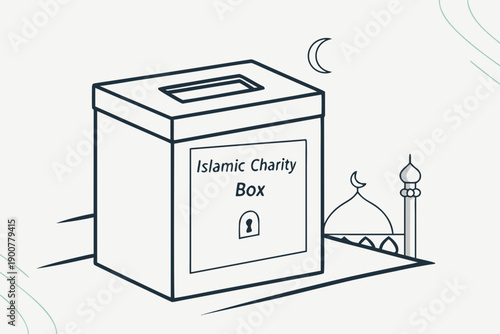 A futuristic electronic cheque box with a slot for inserting cheques. isolated on transparent background, isolated on white background, Vector