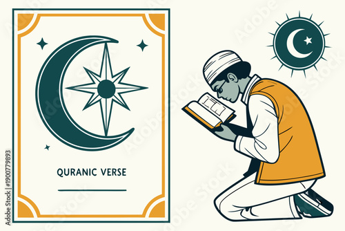 A person studying with a clock and gears, symbolizing the importance of time management in learning isolated on transparent background, isolated on white background, Vector