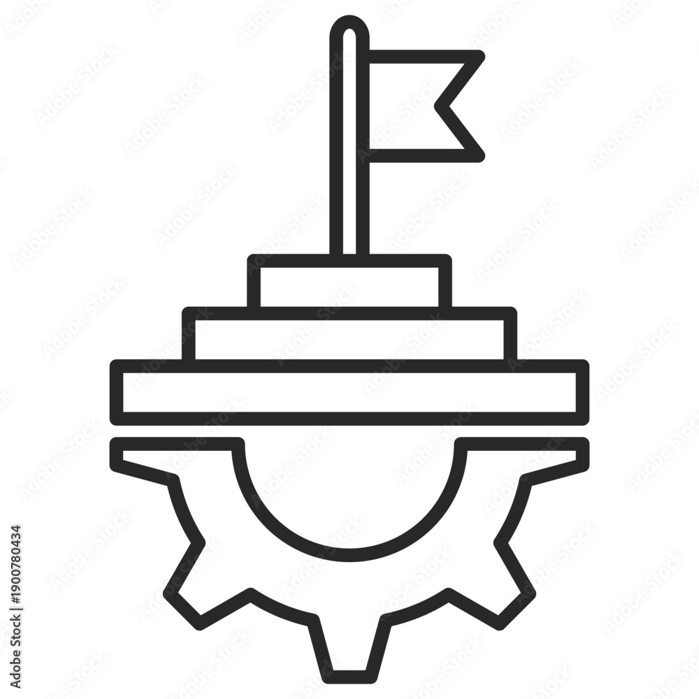 Obraz premium goal icon