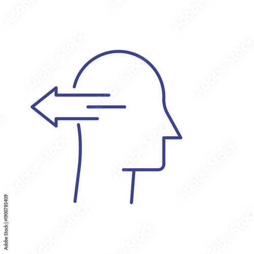 Human Mind Concept Line Icon