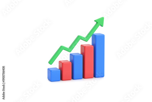 Financial Growth Bar Chart with Green Arrow Free Download Financial Growth Bar Chart with Green Arrow - GFXLoad