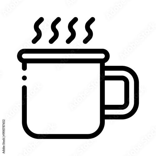 hotdrink line icon