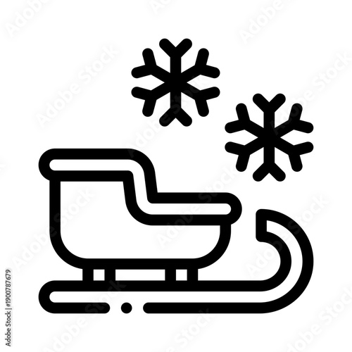 sled line icon