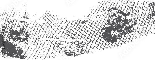 Dark grey snake skin pattern on white background reptile skin