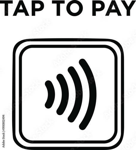 Tap to pay contactless nfc mobile payment for cashless transaction using credit card or smartphone payment system