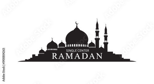 Ramadan Prayer Silhouette Sticker for Kids Worship