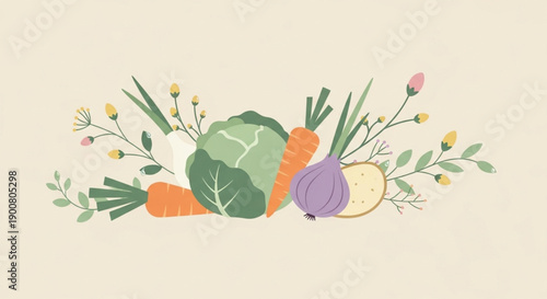 Vegetable decorations