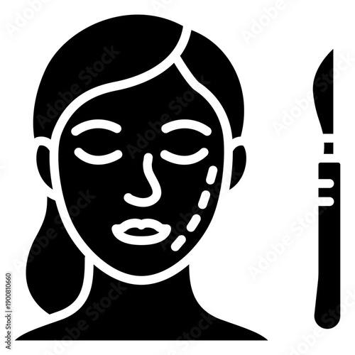 Cosmetic Surgery Vector Icon