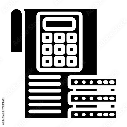 Calculate Data Vector Icon