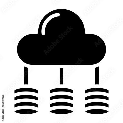 Cloud Computing Vector Icon