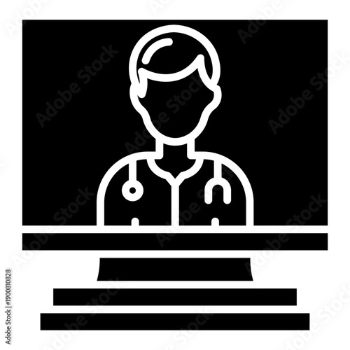 Telemedicine Vector Icon