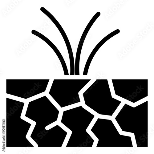 Dry Land Vector Icon