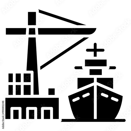 Port Of Call Vector Icon