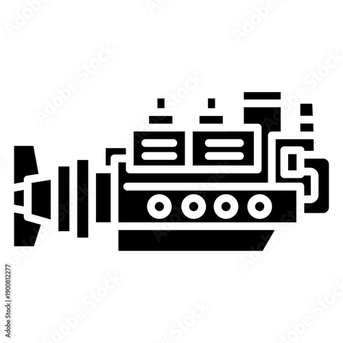 Ship Engine Vector Icon