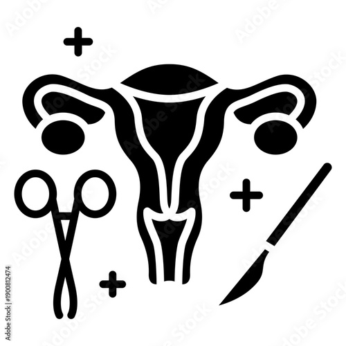 Gynecologic Surgery Vector Icon