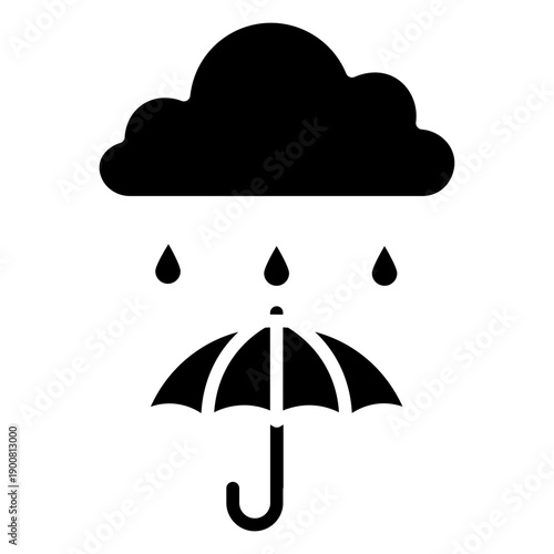 Monsoon Season Vector Icon