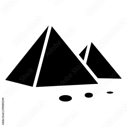 Pyramids Vector Icon