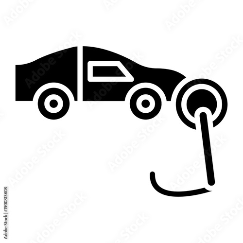 Headlight Restoration Vector Icon