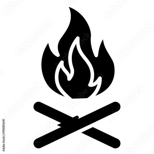Bonfire Vector Icon