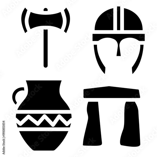 Bronze Age Vector Icon