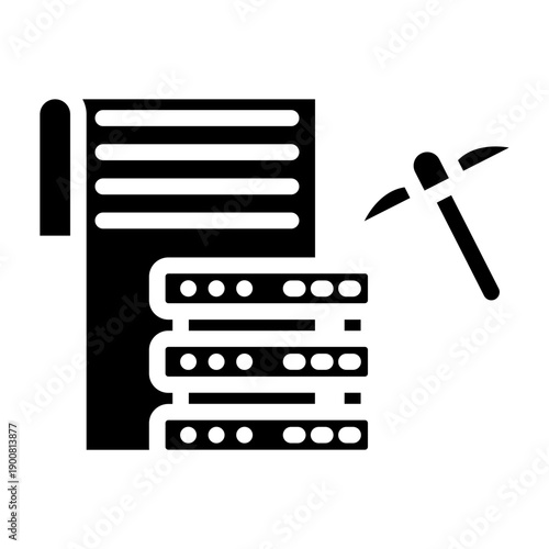 Data Mining Vector Icon