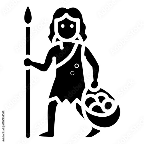 Gatherer Male Vector Icon