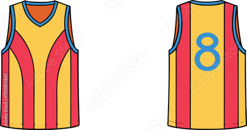 Sports Jersey Design Template. Modern Jersey Design for Team Uniform. Custom Jersey Design for Sports Team. Football Jersey Design Concept. Basketball Jersey Design Layout. Cricket Jersey Design