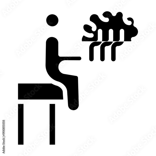 Steam Room Vector Icon