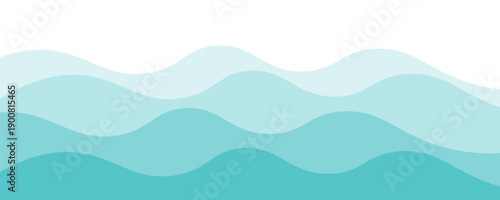 Foto Refreshing shimmering water abstract background frame vector illustration mater