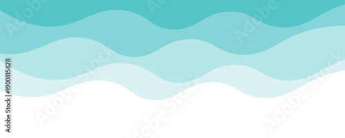 Bild auf Leinwand Refreshing shimmering water abstract background frame vector illustration mater