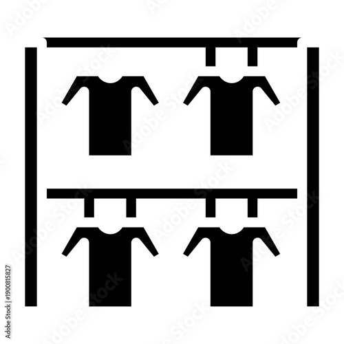 Drying Rack Vector Icon