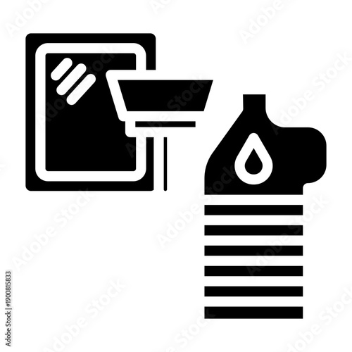 Tile Cleaner Vector Icon