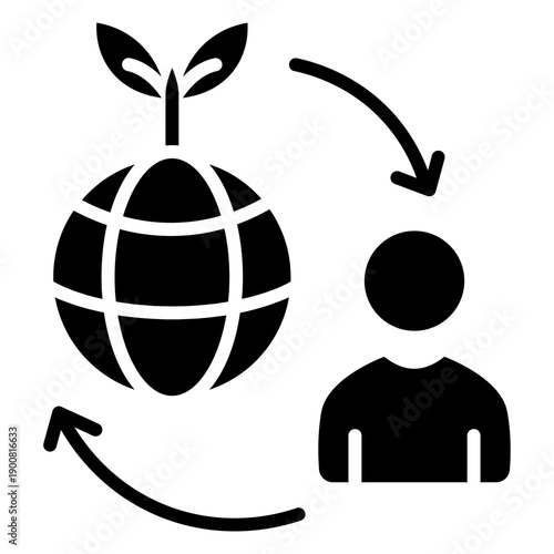 Ecological Integration Vector Icon