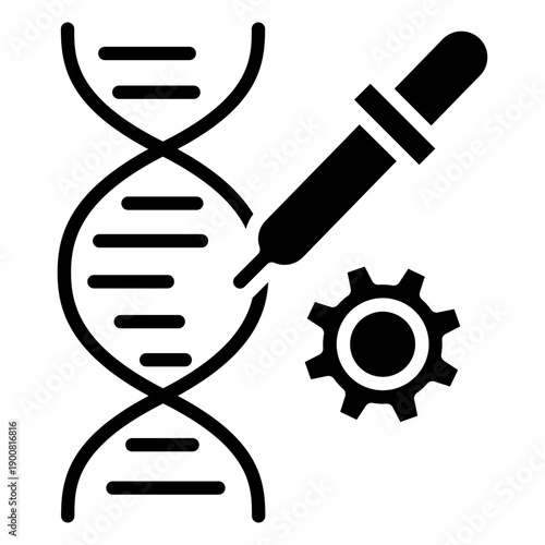 Genetic Engineering Vector Icon