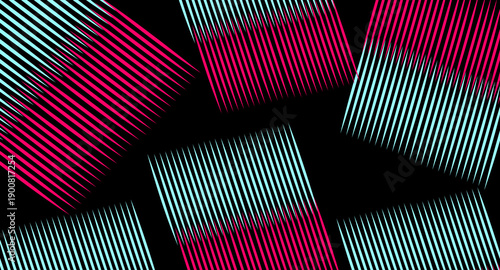 Modern blue and magenta striped pattern with minimalist aesthetic for web design.