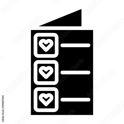 Greeting Card Vector Icon