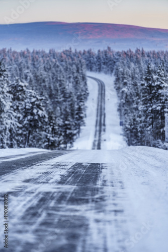 Finnische Straße - Lappland