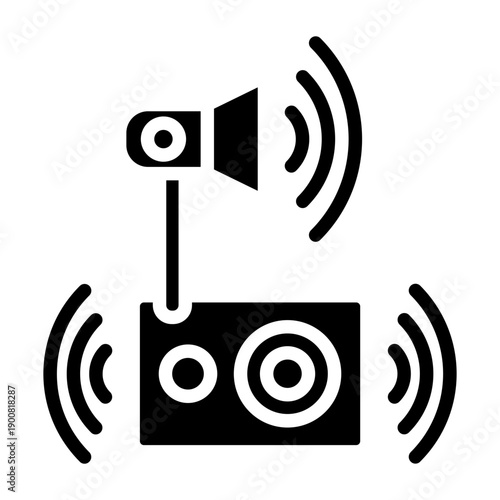 Canvas-taulu Dolby Sound Vector Icon