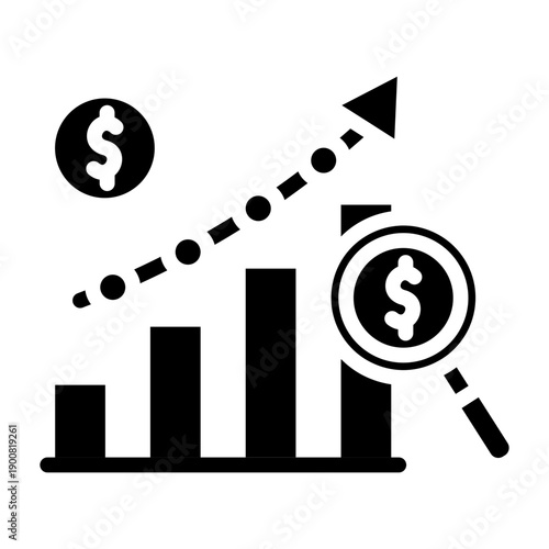 Financial Forecast Vector Icon