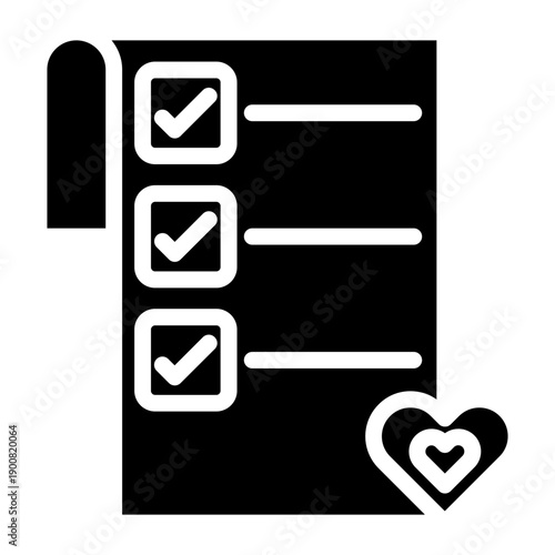 Wishlist Vector Icon