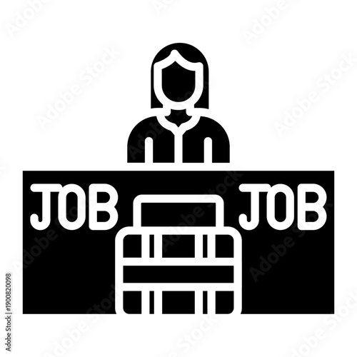 Job Trial Vector Icon