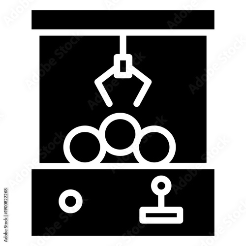Claw Machine Vector Icon