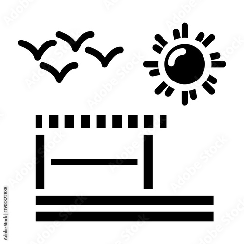 Boardwalk Vector Icon