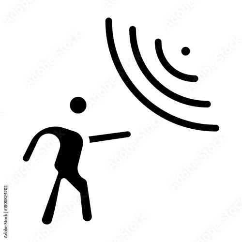 Motion Sensor Vector Icon