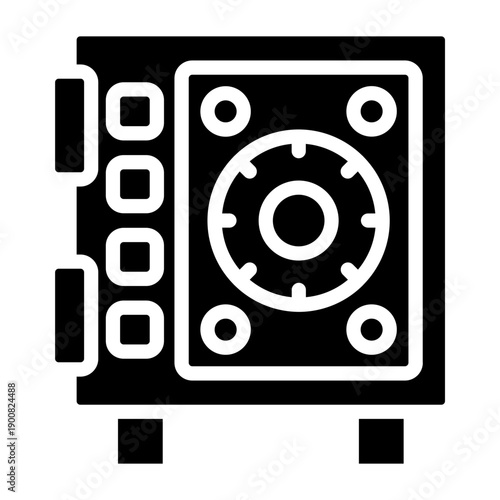Vault Door Vector Icon