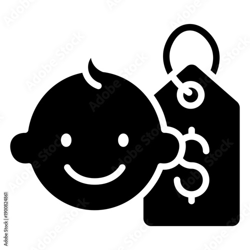 Kids Prices Vector Icon