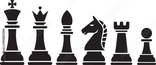 Chess Icons in a row