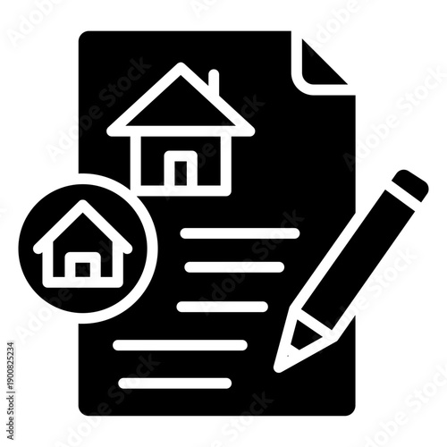 Rental Application Vector Icon
