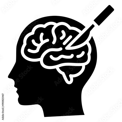 Brain Surgery Vector Icon